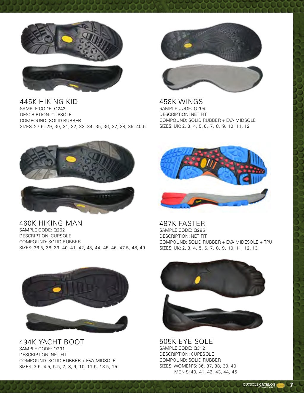 Vibram China 2015 Outsole Catalog - low-res