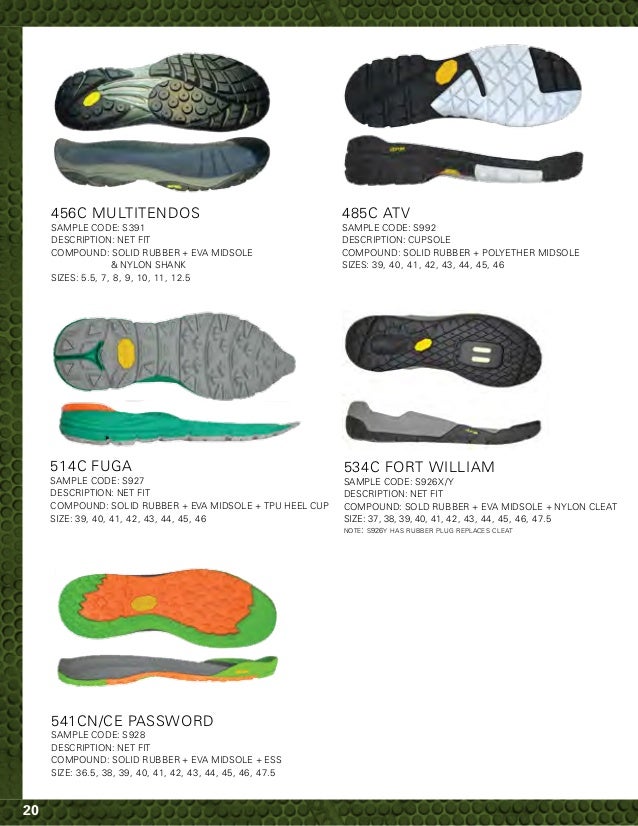 Vibram China 2015 Outsole Catalog - low-res