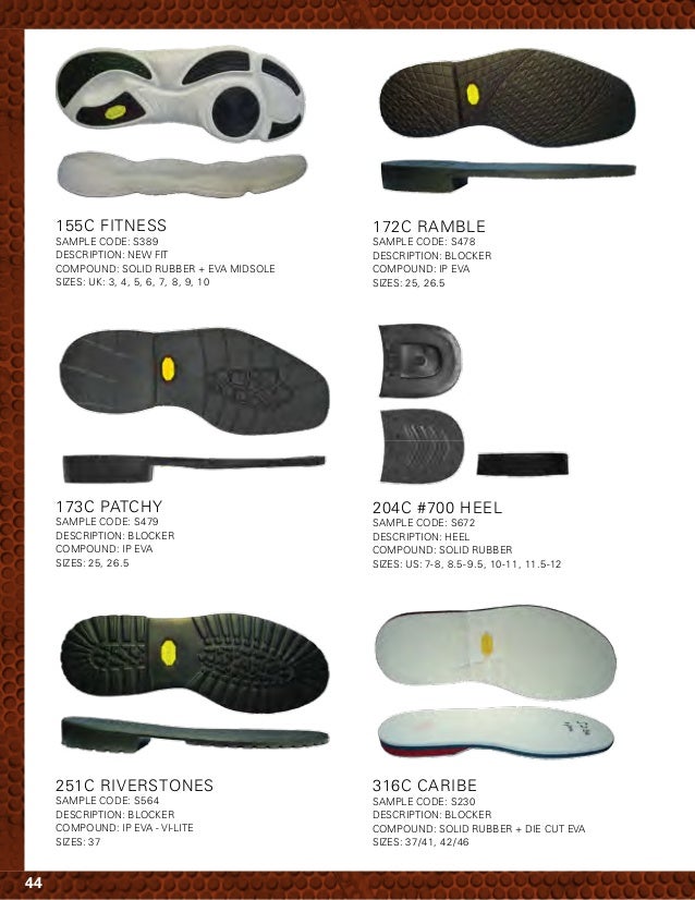 Vibram China 2015 Outsole Catalog - low-res