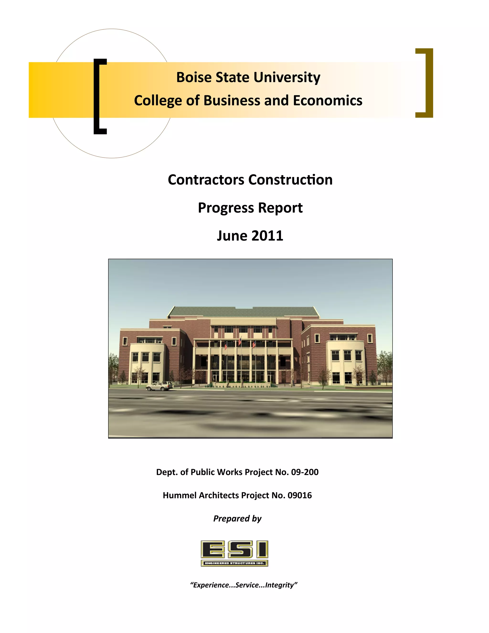 Construction Monthly Progress Report June 2011 PDF Construction monthly progress report june 2011 pdf