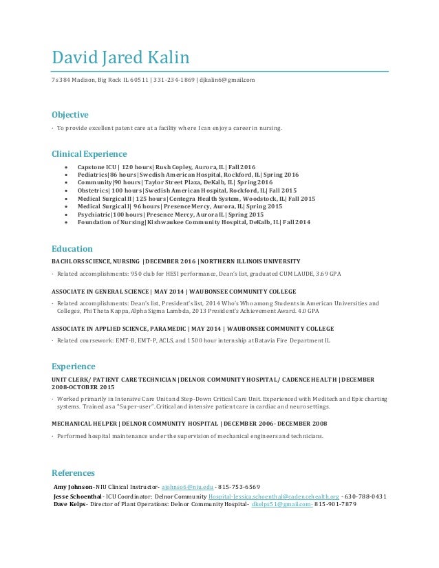 david jared kalin updated resume no cover letter emt cover letter no experience