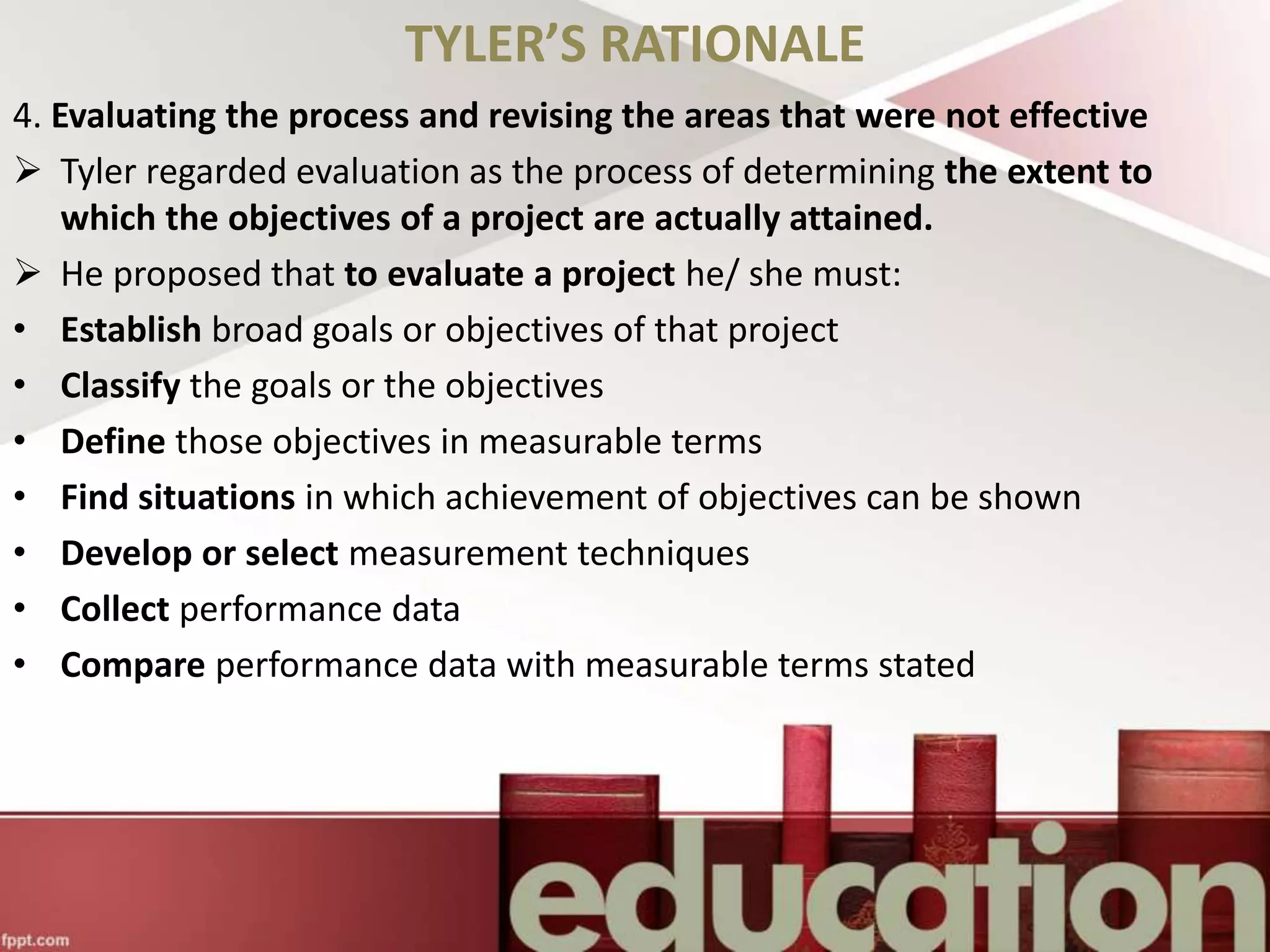 Tyler model | PPTX