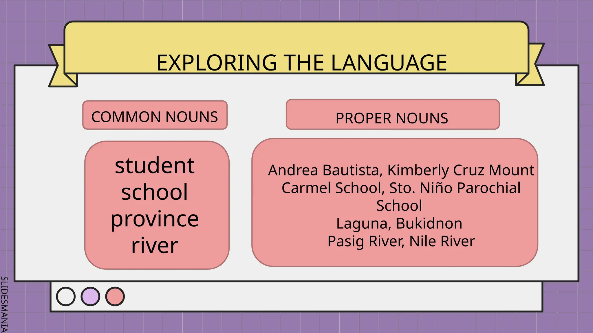 ENGLISH GRADE 6 LESSON 1 COMMON AND PROPER NOUNS | PPTX