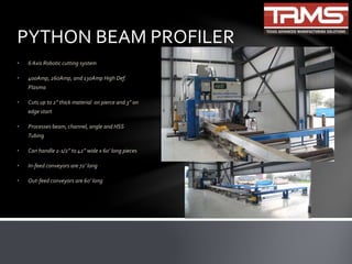 TAMS Industries fact sheet | PPT