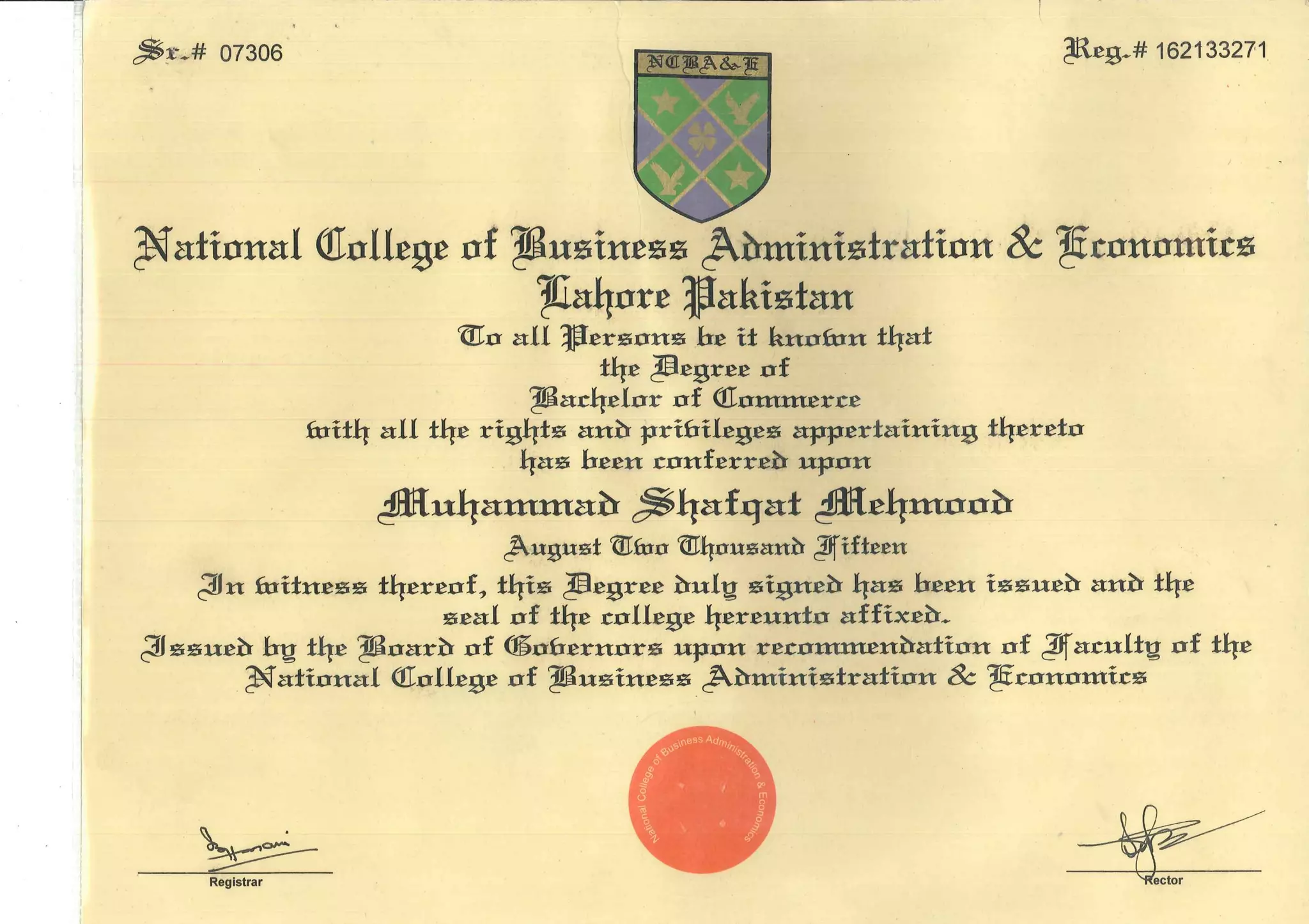 Bachelor degree with attestation | PDF