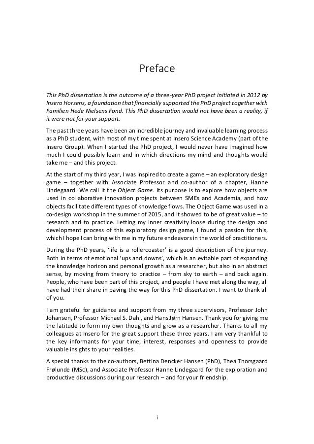 Phd thesis on smes