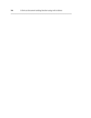 166 A ﬁrst-cut document ranking function using web evidence
 