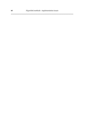 60 Hyperlink methods - implementation issues
 