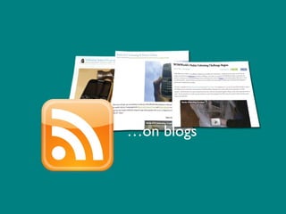 … on blogs
