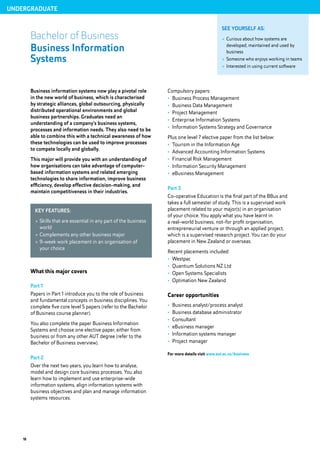 AUT Undergraduate Study Guide | PDF