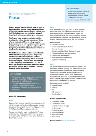 AUT Undergraduate Study Guide | PDF