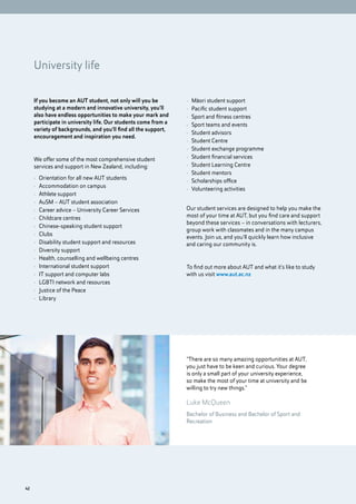 AUT Undergraduate Study Guide | PDF