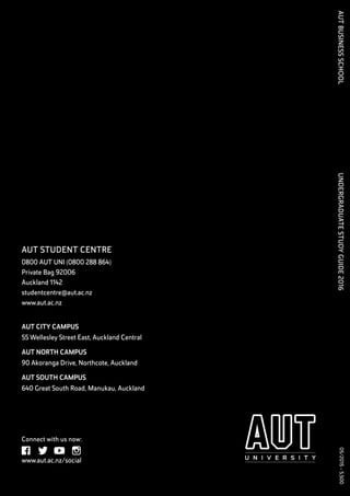 AUT Undergraduate Study Guide | PDF