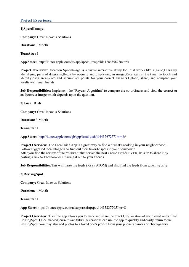 Resume 4years Exp Update