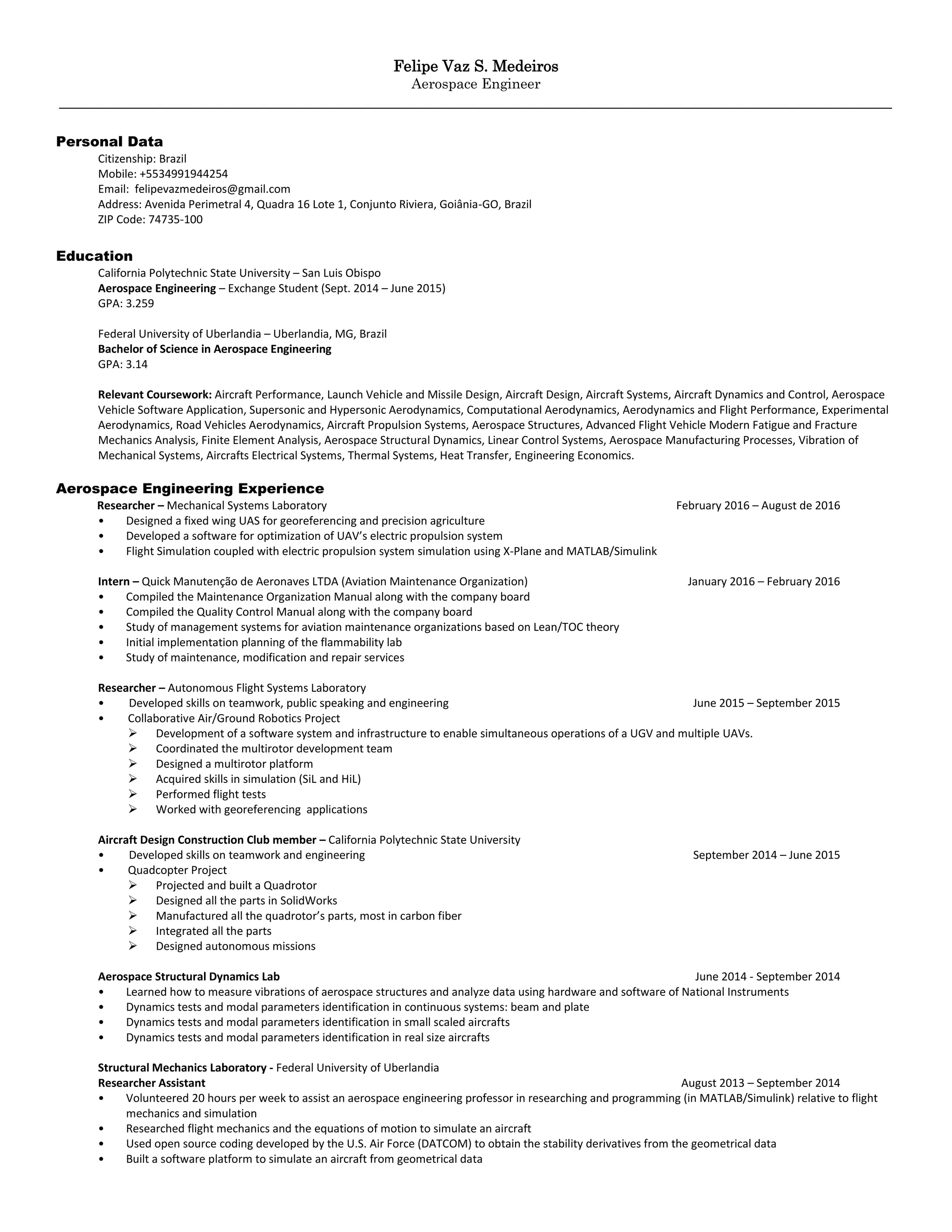 Resume - 0816 | PDF