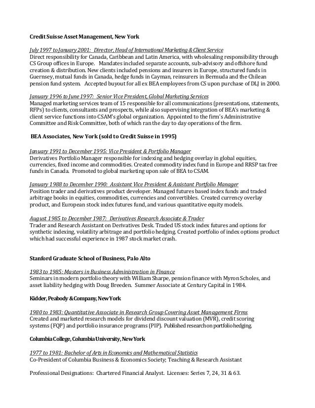 vincent bailey resume modern portfolio thoery on a resume