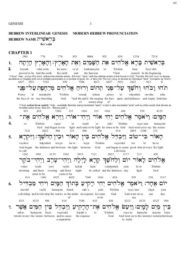 exodus 6 hebrew interlinear