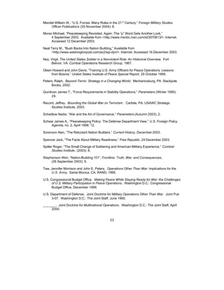 NATION BUIDLING - A BAD IDEA WHO'S TIME HAS COME? | PDF