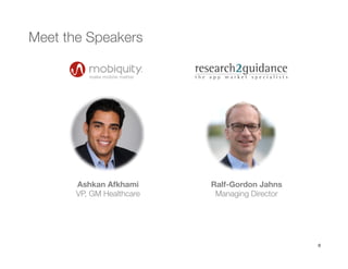 8
Meet the Speakers 
Ashkan Afkhami
VP, GM Healthcare
Ralf-Gordon Jahns
Managing Director
 