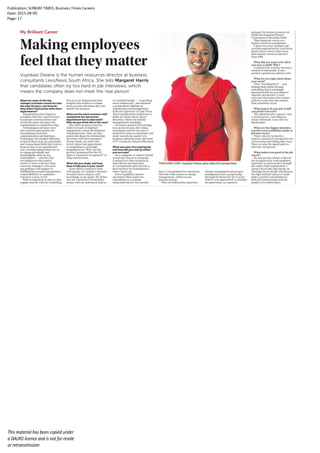 Sunday Times 9 August 2015