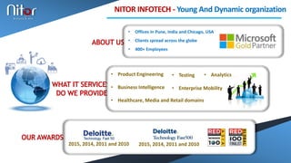 Nitor Infotech _ Join the journey of Passion | PPTX | Business ...