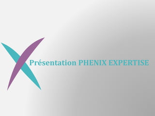 Présentation PHENIX EXPERTISE
 