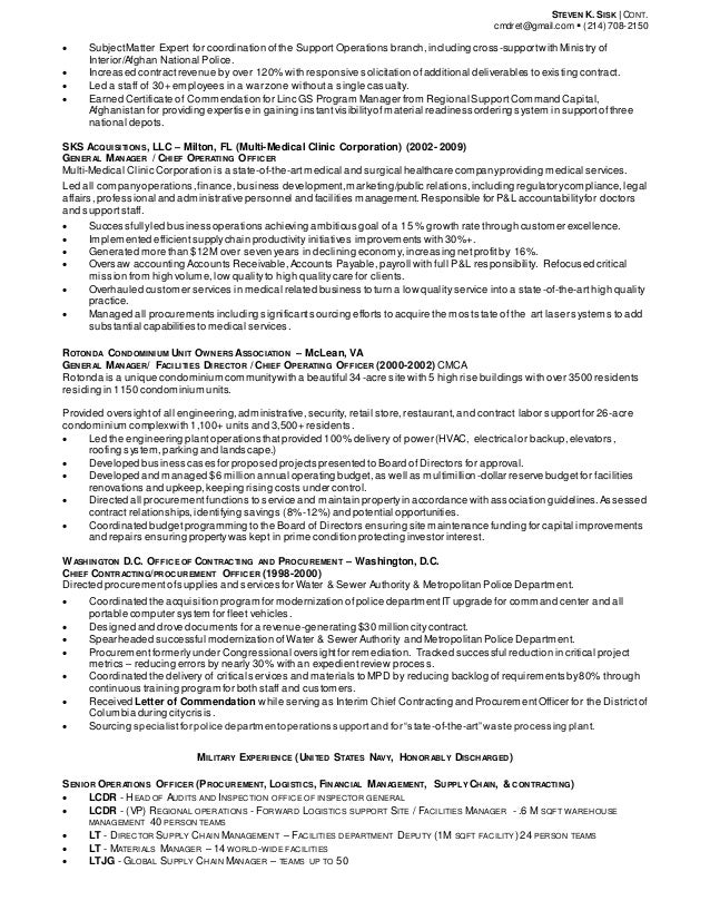 Global supply chain manager resume