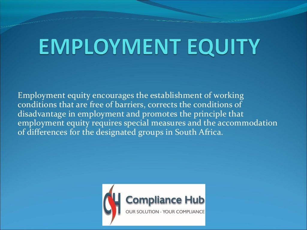 Employment Equity Presentation
