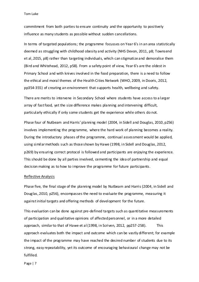 healthy eating essay high school