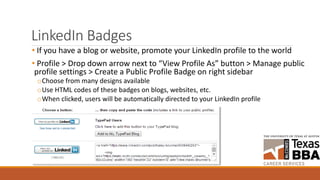 LinkedIn PP Final for Workshop | PPTX