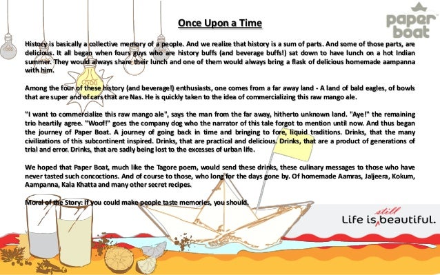 Paper boat essay