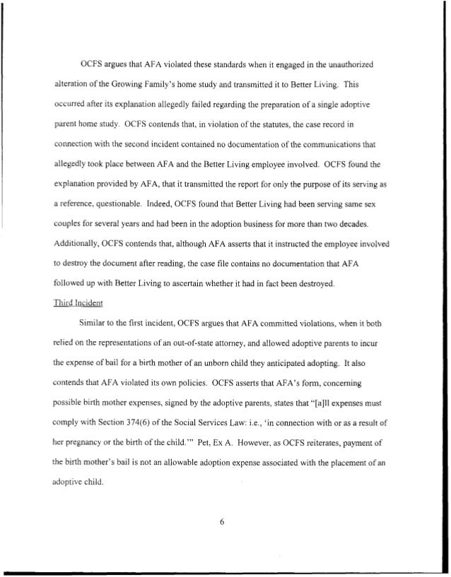 judge cahn advocates for adoption v ny ocfs incident report