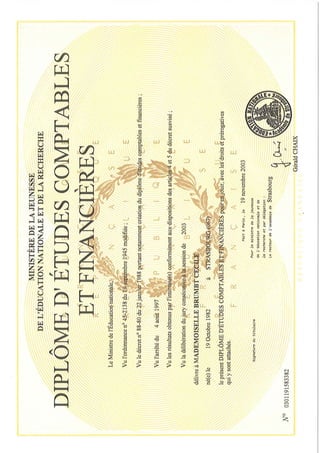 Diploma DECF