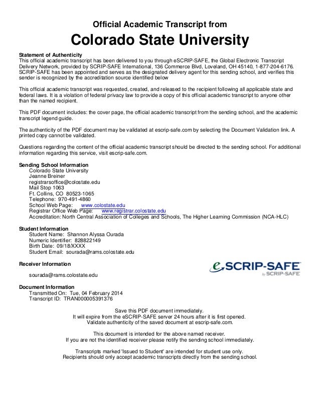 Colorado state university application pdf