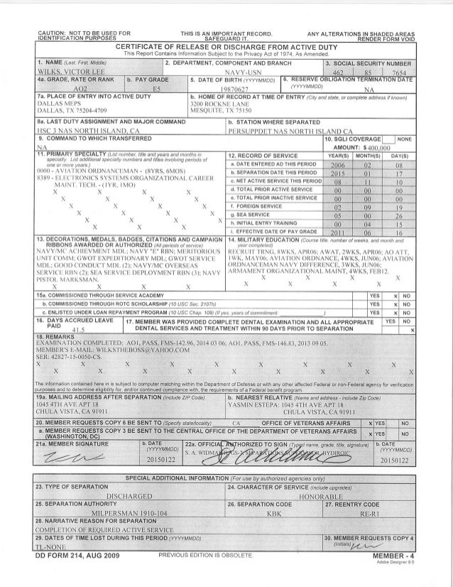 DD 214 dd-214