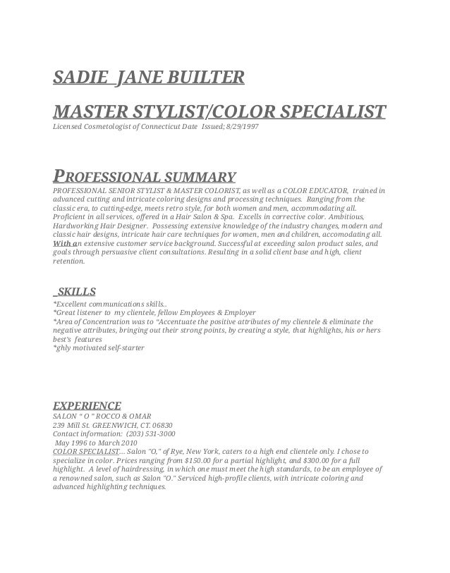 sadie builter senior stylist resume 7 10 16 recovered google docs