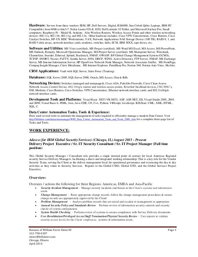 physical security resume