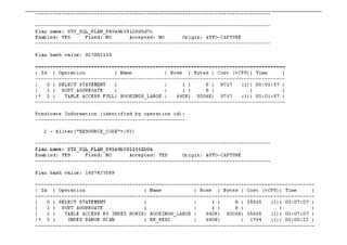 SQL Plan Management – Binds
 