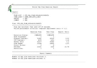 SQL Plan Management – Binds
 