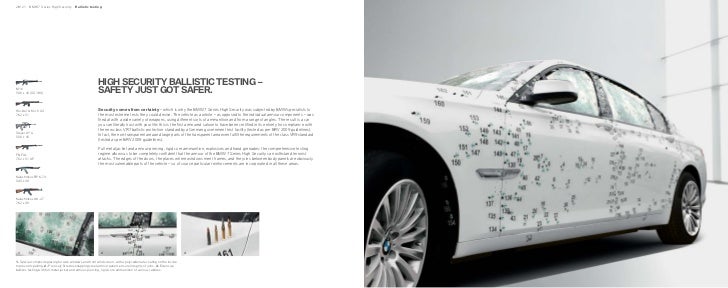 BMW 7 Series High Security Brochure BMW 7 Series High Security Brochure