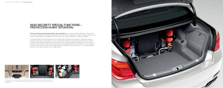 BMW 7 Series High Security Brochure BMW 7 Series High Security Brochure