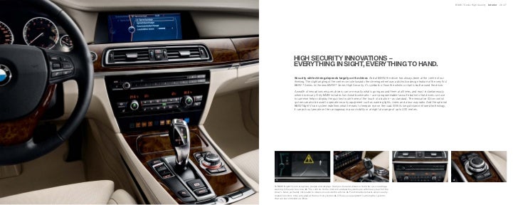 BMW 7 Series High Security Brochure BMW 7 Series High Security Brochure