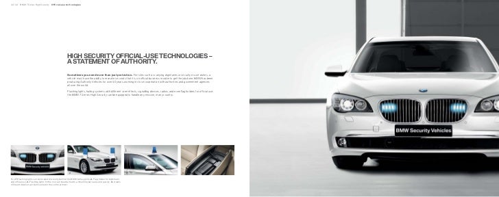 BMW 7 Series High Security Brochure BMW 7 Series High Security Brochure