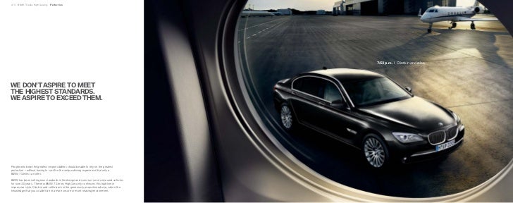BMW 7 Series High Security Brochure BMW 7 Series High Security Brochure