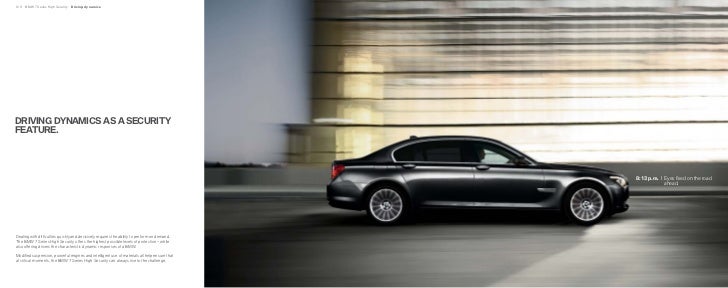 BMW 7 Series High Security Brochure BMW 7 Series High Security Brochure
