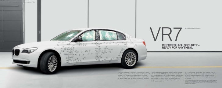 BMW 7 Series High Security Brochure BMW 7 Series High Security Brochure