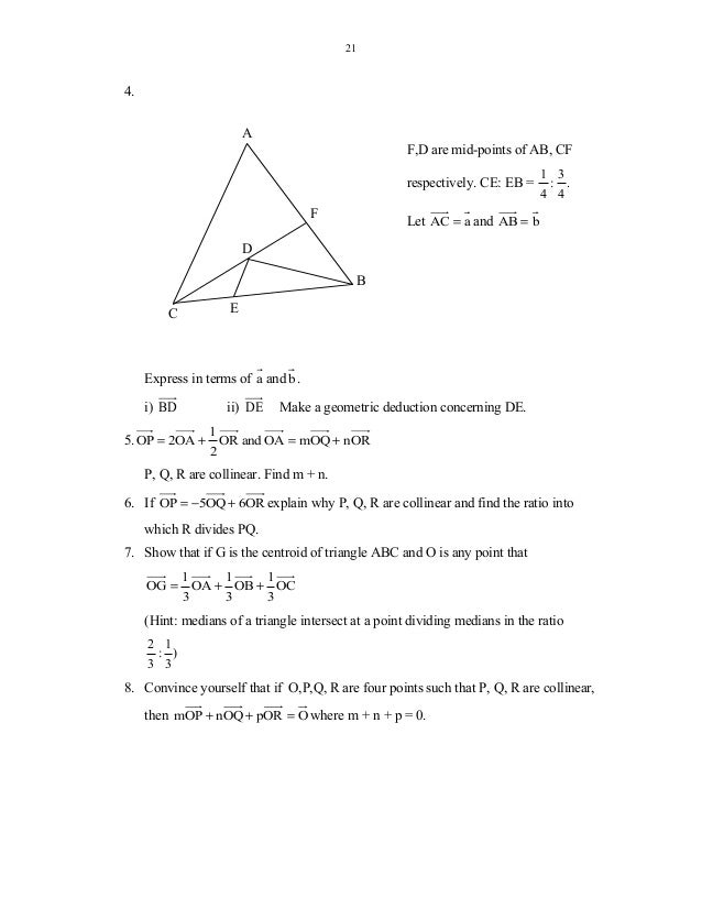 Vector Geometry Vector Geometry