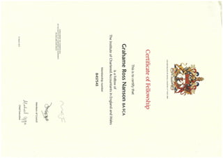 ICAEW Certificate