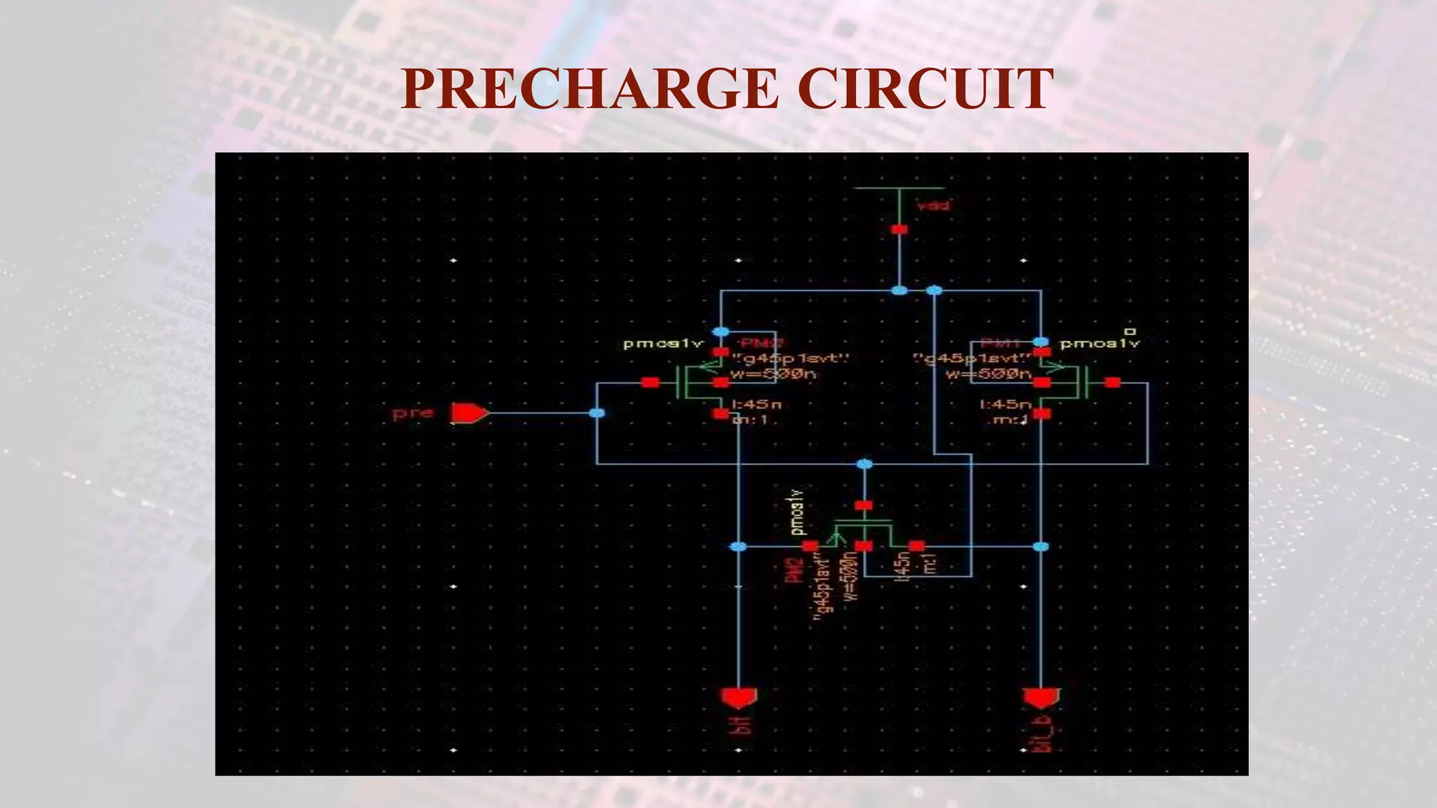 PRECHARGE CIRCUIT
 