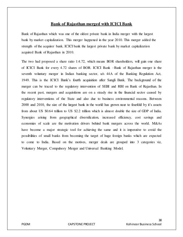 mergers and acquisitions cover letter